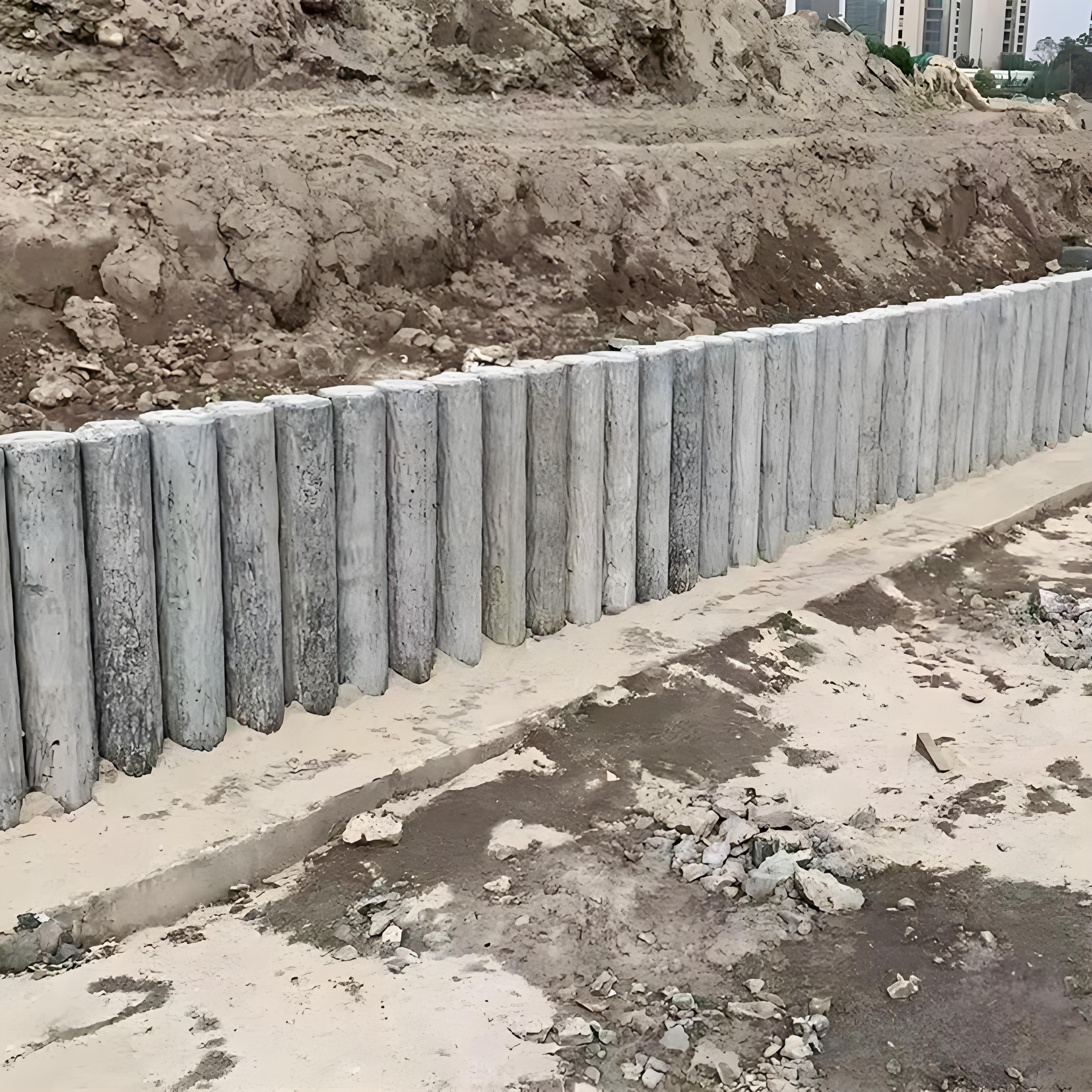 水泥樁批發(fā)廠家泓樺錦嘉 - 打水泥樁的樁間距最小可以是多少？?